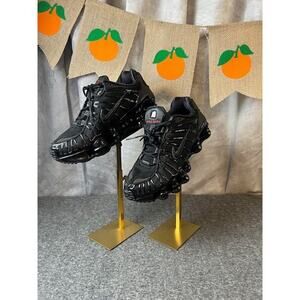 Rare Nike Shox TL Women’s Black Metallic Hematite Orange AR3566-002 Size 7